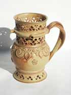 harvest gold puzzle jug